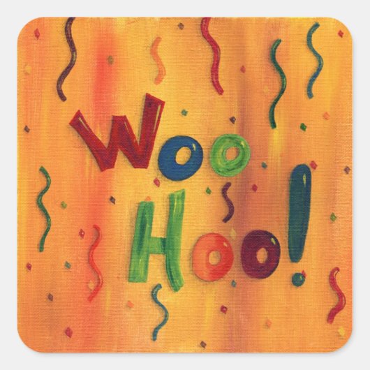 Woo Hoo stickers (Voorkant)
