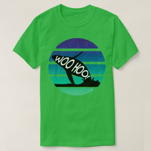 Woo Hoo Whale T-shirt (Design voorkant)