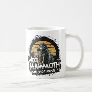 Woo Mammoet Is Mijn Geestdier Kunst Koffiemok