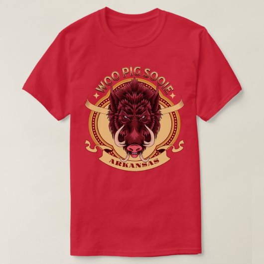 Woo Pig Soie Wild Boar T-shirt (Design voorkant)