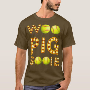 WOO VARKEN SOFTBALL GROTE LICHTEN T-SHIRT