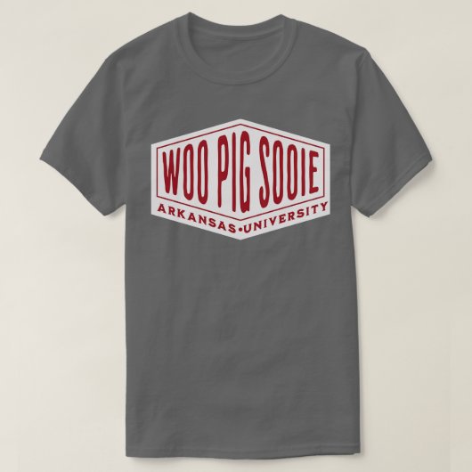 Woo varken solie banner t-shirt (Design voorkant)