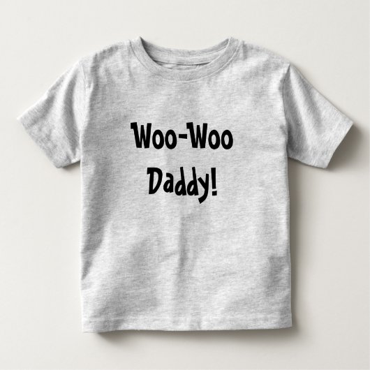 Woo-Woo papa! Kinder Shirts (Voorkant)