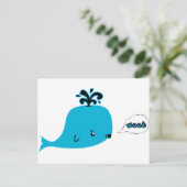 Woob Whale Briefkaart (Staand voorkant)
