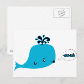 Woob Whale Briefkaart (Voorkant / Achterkant)