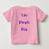 Woobie de Paarse hond (Achterkant)