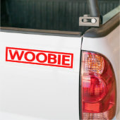 Woobie Stamp Bumpersticker (Op Truck)
