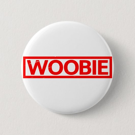 Woobie Stamp Ronde Button 5,7 Cm (Voorkant)