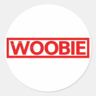 Woobie Stamp Ronde Sticker