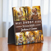 Wood 5 Fotocollage Vaderdag Beste Daddy Ooit Fotoplaat