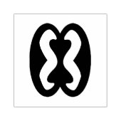 Wood Adinkra (Human Relations) Rubber Stamp Rubberstempel (Afrduk)