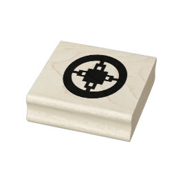 Wood Adinkra (Intelligence) Rubber Stamp Rubberstempel