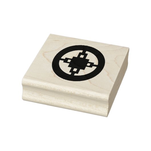 Wood Adinkra (Intelligence) Rubber Stamp Rubberstempel (Stempel)
