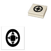 Wood Adinkra (Intelligence) Rubber Stamp Rubberstempel (Gestempeld)
