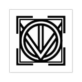 Wood Adinkra (Service en Leiderschap) Rubber Stamp Rubberstempel (Afrduk)