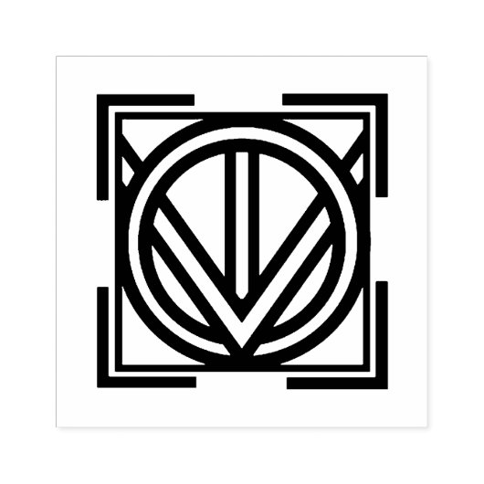Wood Adinkra (Service en Leiderschap) Rubber Stamp Rubberstempel (Afrduk)