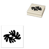 Wood Adinkra (Vrede en Harmonie) Rubber Stamp Rubberstempel (Gestempeld)