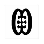 Wood Adinkra (Vriendschap) Rubber Stamp Rubberstempel (Afrduk)