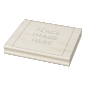 Wood Art Rubber Stamp 4 "x 5" Rubberstempel (Stempel)
