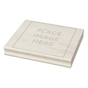 Wood Art Rubber Stamp 4 "x 5" Rubberstempel