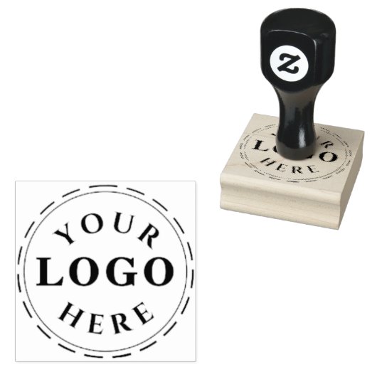 Wood Art Rubber Stamp – Gepersonaliseerde Logo of  Rubberstempel (Gestempeld)