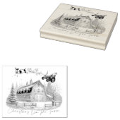 Wood Art Stamp Rubberstempel (Gestempeld)