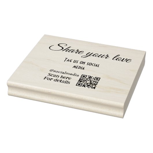 Wood Art Stamp Rubberstempel (Stempel)