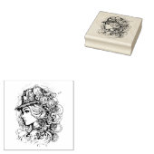 Wood Art Stamp Rubberstempel (Gestempeld)