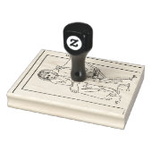 Wood Art Stamp Rubberstempel (Stempel)