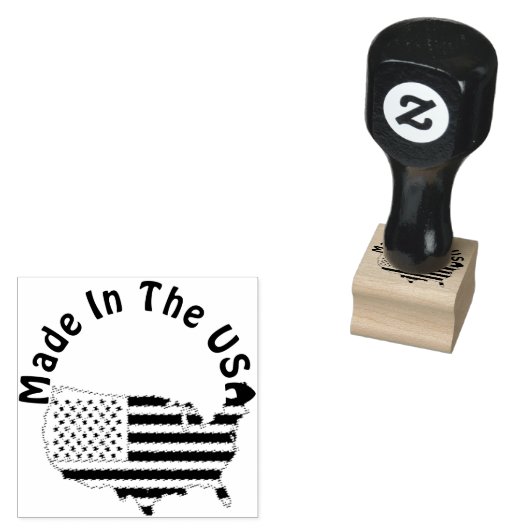 Wood Art Stamp Rubberstempel (Gestempeld)