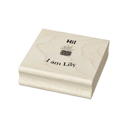 Wood Art Stamp Rubberstempel (Stempel)