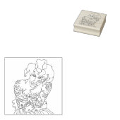 Wood Art Stamp Rubberstempel (Gestempeld)