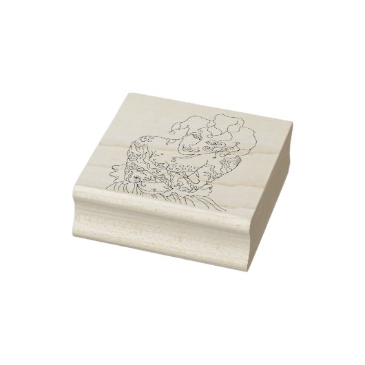 Wood Art Stamp Rubberstempel (Stempel)