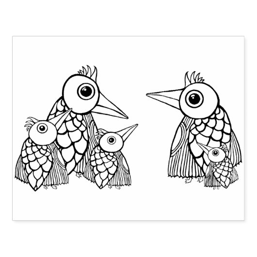 Wood Art Stamp Rubberstempel (Afrduk)