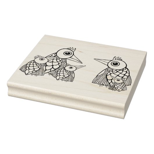 Wood Art Stamp Rubberstempel (Stempel)