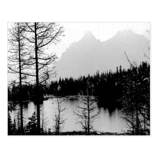 Wood Art Stamp Rubberstempel (Afrduk)