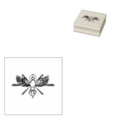 Wood Art Stamp Rubberstempel (Gestempeld)