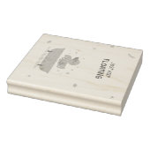 Wood Art Stamp Rubberstempel (Stempel)