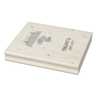 Wood Art Stamp Rubberstempel