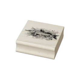 Wood Art Stamp Rubberstempel