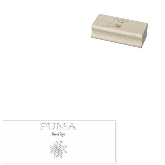 Wood Art Stamp Rubberstempel (Gestempeld)