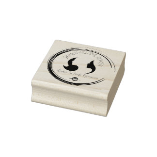 Wood Art Stamp Rubberstempel