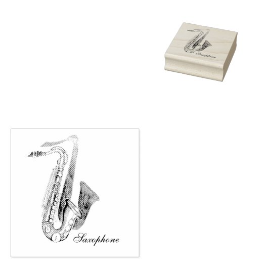 Wood Art Stamp Rubberstempel (Gestempeld)