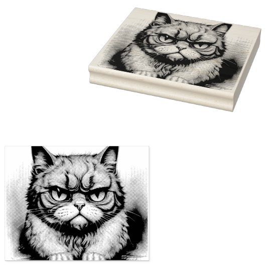 Wood Art Stamp Rubberstempel (Gestempeld)