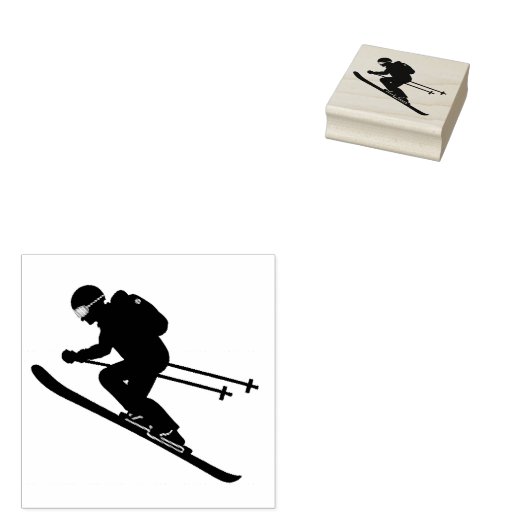 Wood Art Stamp Rubberstempel (Gestempeld)