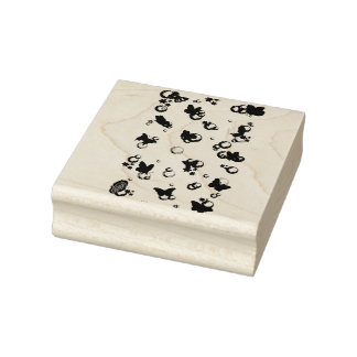 Wood Art Stamp Rubberstempel