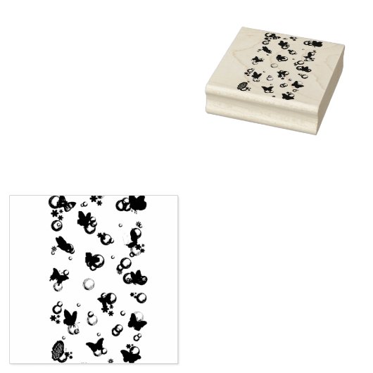 Wood Art Stamp Rubberstempel (Gestempeld)