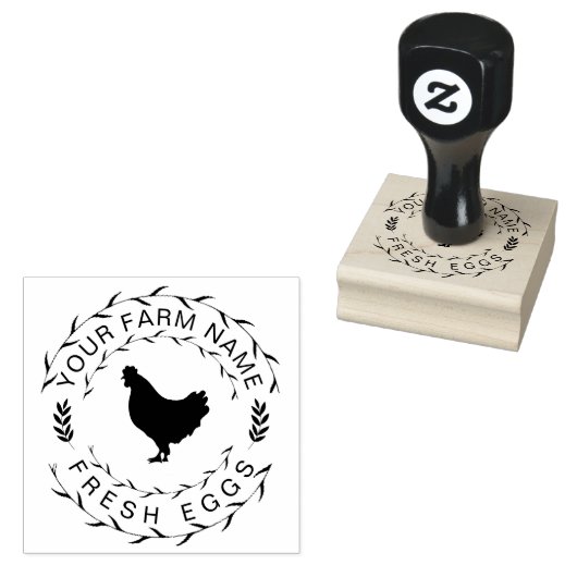 Wood Art Stamp Rubberstempel (Gestempeld)