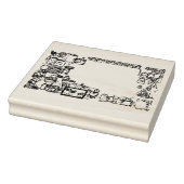 Wood Art Stamp Rubberstempel (Stempel)