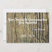 Wood Background Suitup Ik ben m'n groomsman Kaart (Achterkant)